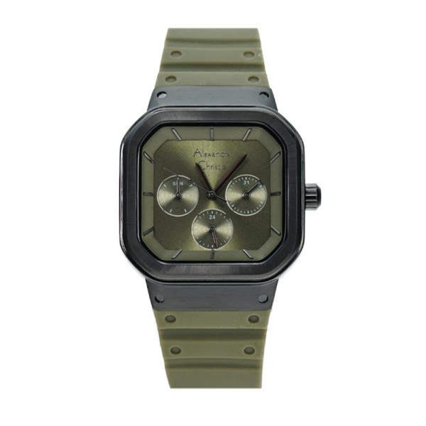 Alexandre Christie AC 2811 Black Green Steel Steel SSBFRIPGN